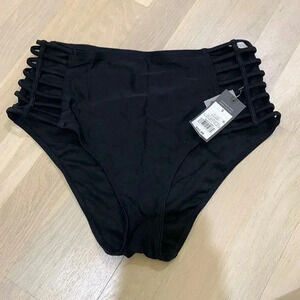 New black bikini bottoms